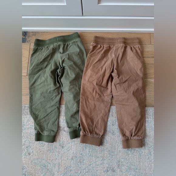 H&M Kids Olive and Chestnut Joggers Bundle - Picture 2 of 4